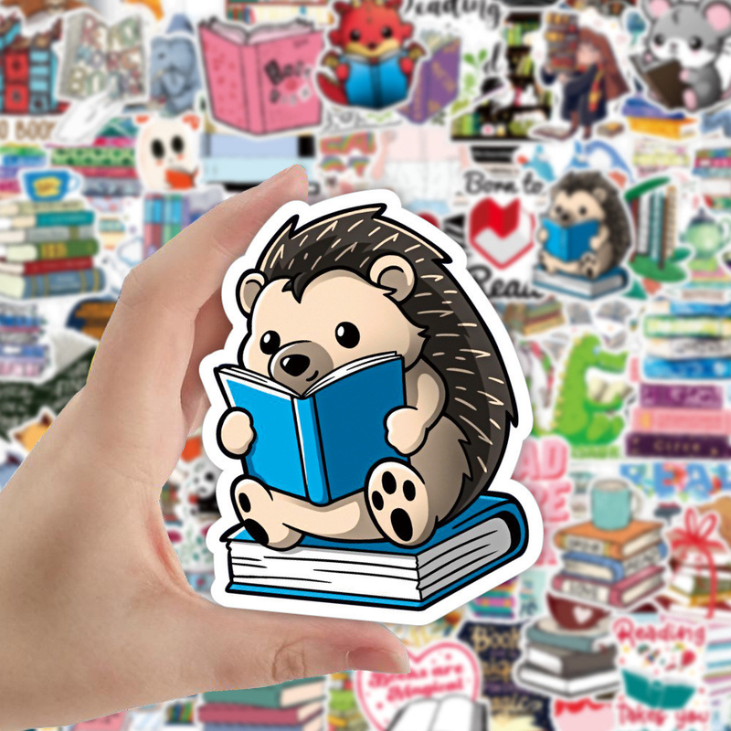 Waterproof Adhesive Sticker Label For Animal Pack Decorative Cartoon Printing
