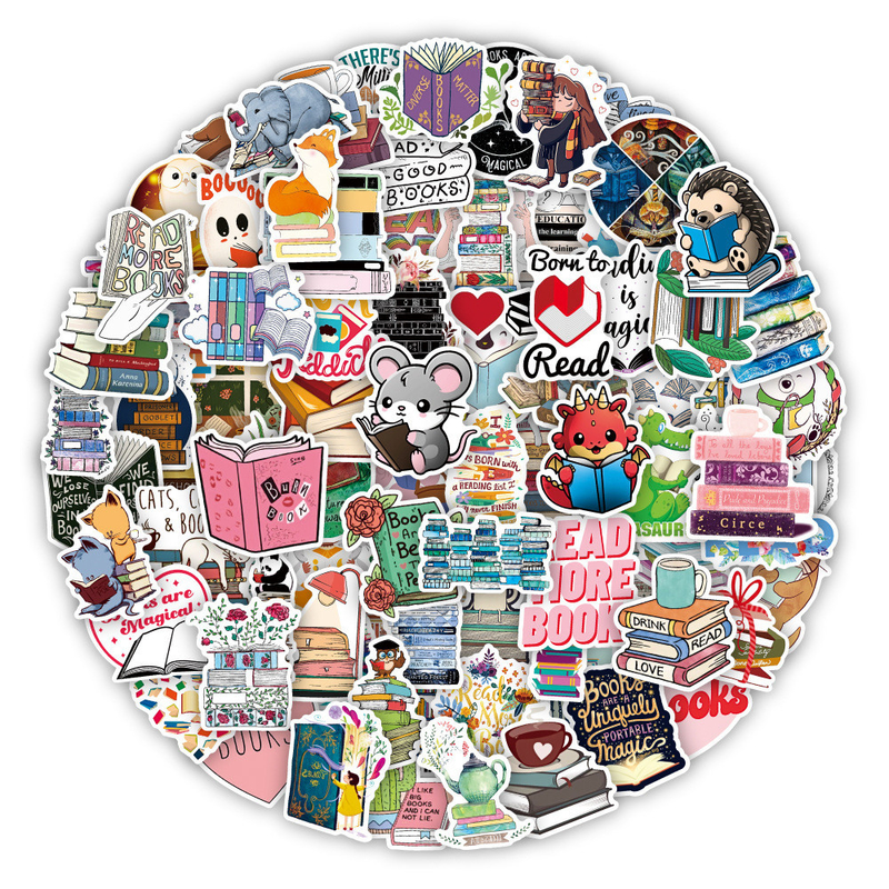 Waterproof Adhesive Sticker Label For Animal Pack Decorative Cartoon Printing