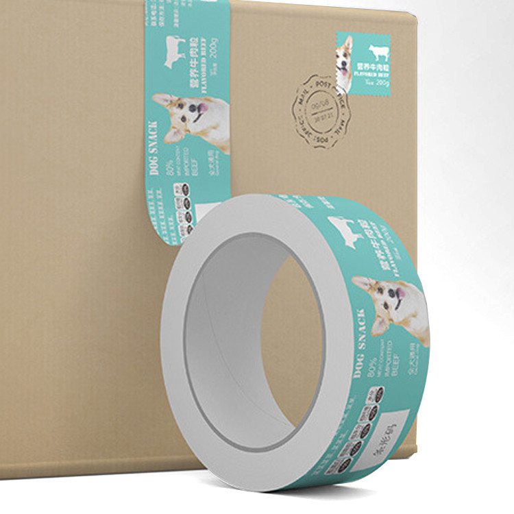 Custom Print CYMK Adhesive Sticker Label Paper Roll For Glass Jars Business Packaging