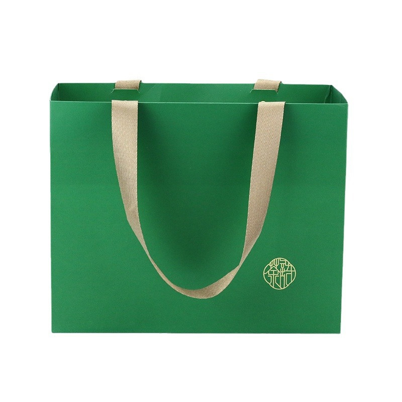 Large Thickened Art Paper Gift Bags Oversized Square Shopping Handbag With Handle
