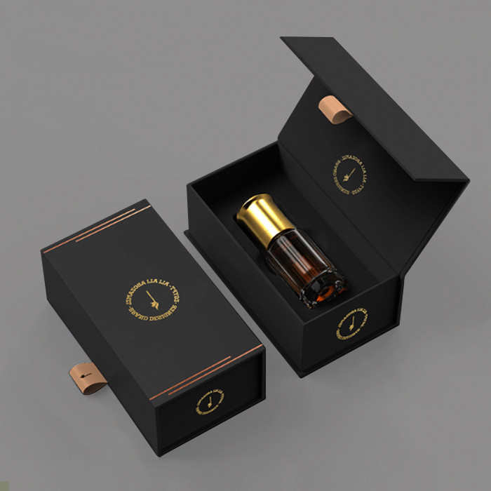 Recycled Cosmetic Folding Paper Box Magnet Closure Make Up Cardboard Box