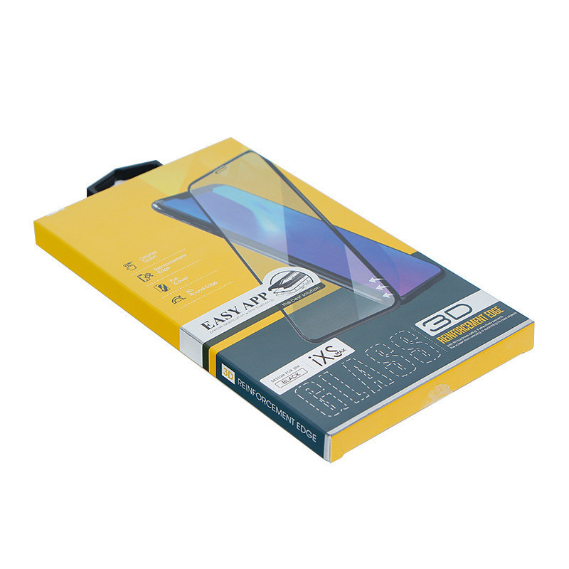 Luxury Paper Electronics Packaging Box Phone Screen Protector Packaging Box