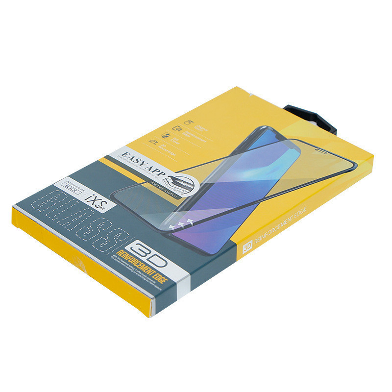 Luxury Paper Electronics Packaging Box Phone Screen Protector Packaging Box
