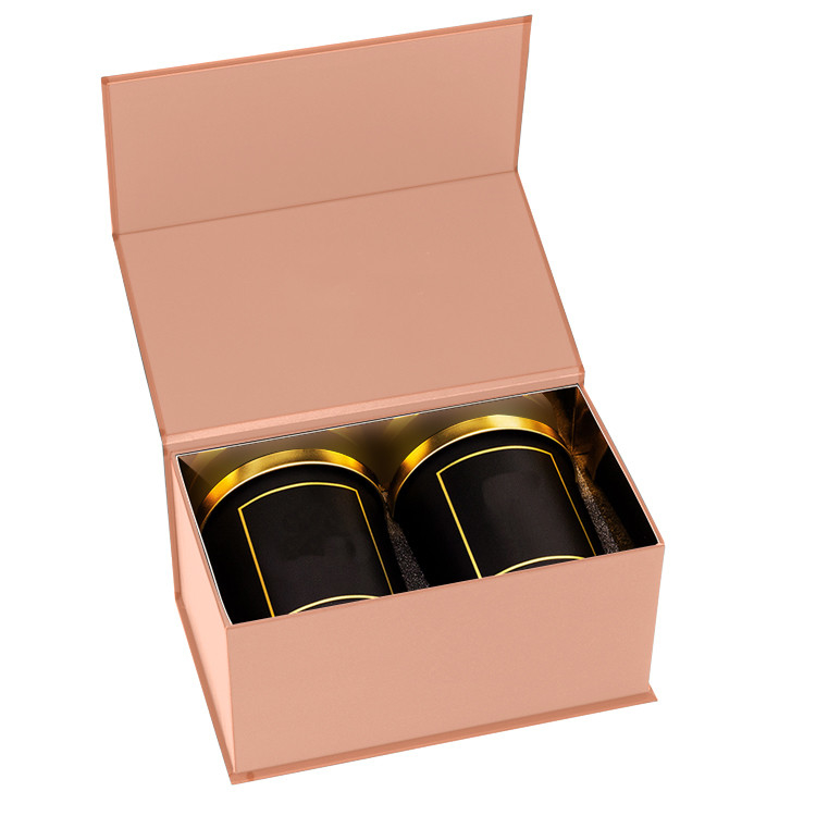 Votive Candles Gift Paper Boxes Set with Custom Shape Luxury Candle Gift Packaging Box