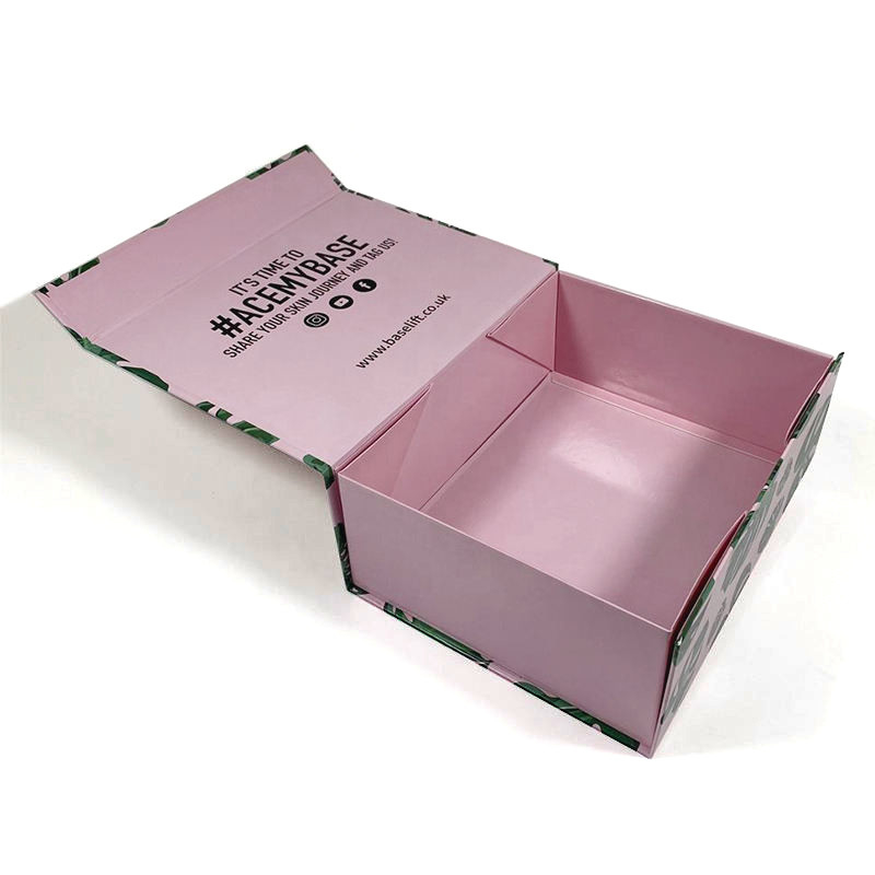 Cardboard Folding Paper Box Recycled Magnetic Rigid Gift Box For Clothing Shoe