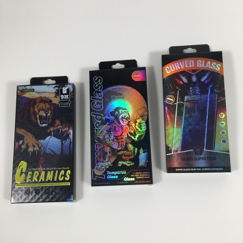 Custom Glass Screen Protector Packaging Box Mobile Tempered Glass Packing Box