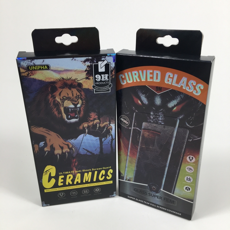 Custom Glass Screen Protector Packaging Box Mobile Tempered Glass Packing Box