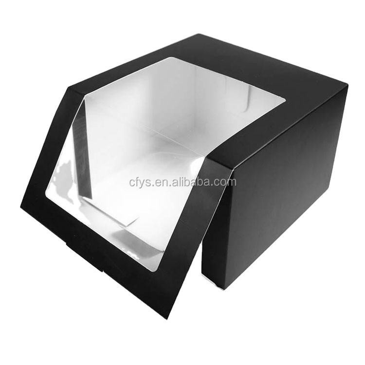 Environmental Material Custom Own Logo Shoe and Clothing Paper Box Flip Hat Display Box