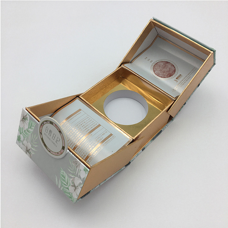 Customized Stamping Rigid Cardboard Paper Cosmetic Packaging Box for Eco-Friendly Gift