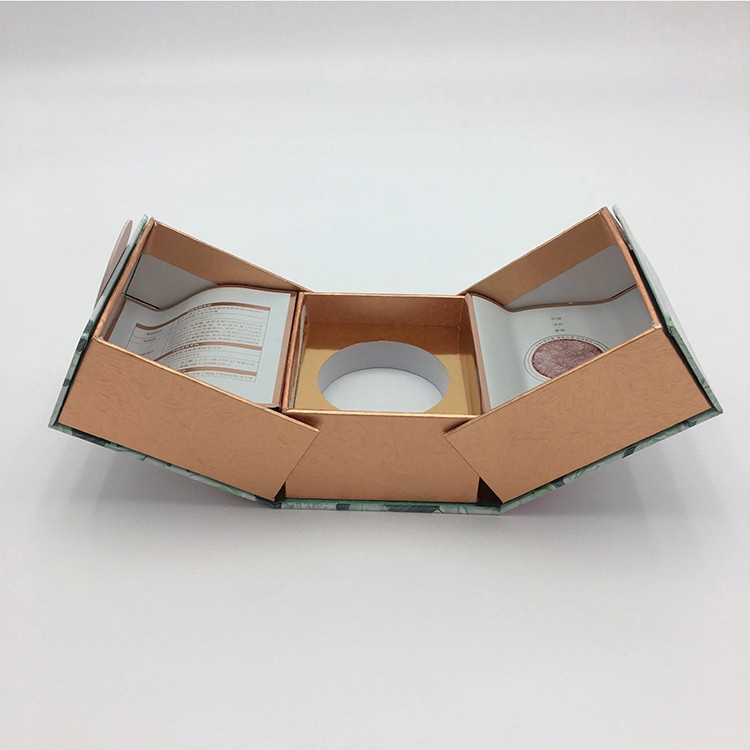 Customized Stamping Rigid Cardboard Paper Cosmetic Packaging Box for Eco-Friendly Gift