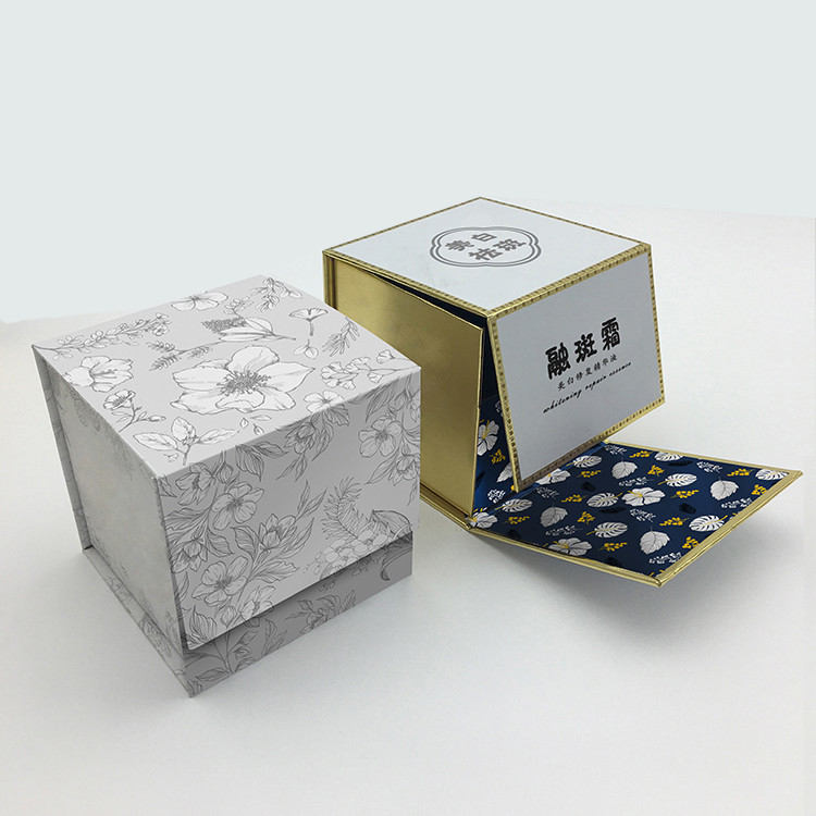 Custom Order Accepted Square Paper CMYK for Packing Material Cosmetic Packaging Box