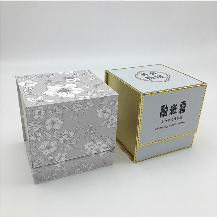 Custom Order Accepted Square Paper CMYK for Packing Material Cosmetic Packaging Box