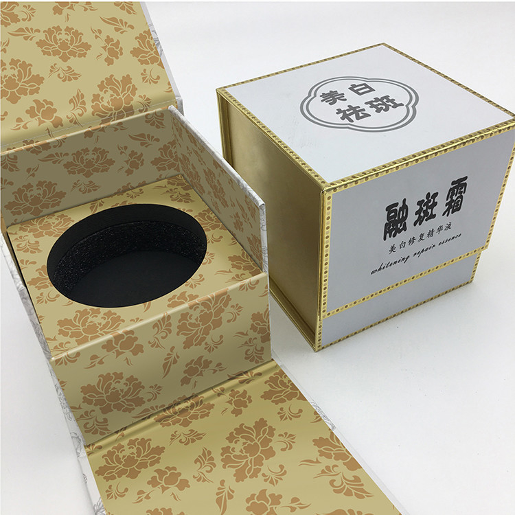 Custom Order Accepted Square Paper CMYK for Packing Material Cosmetic Packaging Box