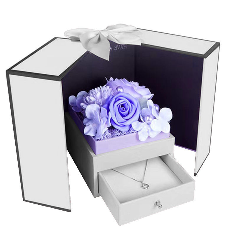 Varnishing Magnetic Magic Cube Double-Door Openning Gift Box for Customized Surprises