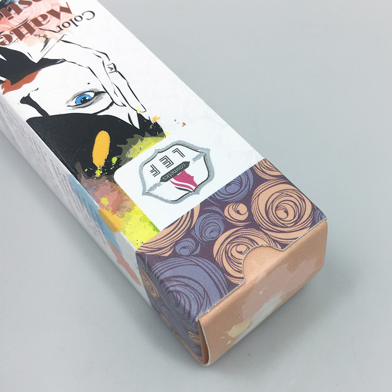 Facial Cleanser Lipstick Tube Packaging Box Cosmetic Paper Lip Gloss Box Packaging