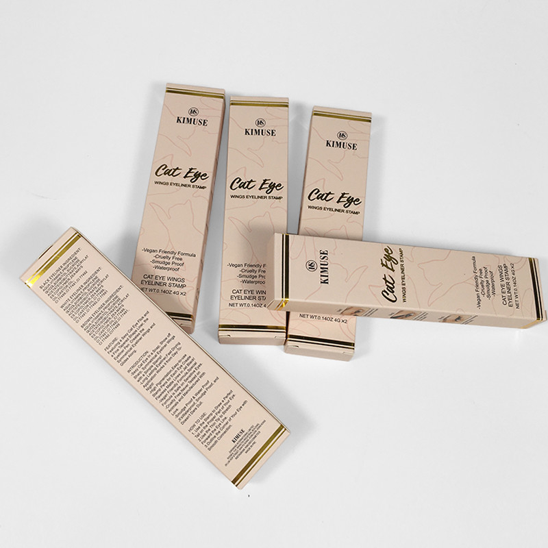 Recycled Hot Stamping Cosmetic Packing Box For Skincare Face Cream Paper Box