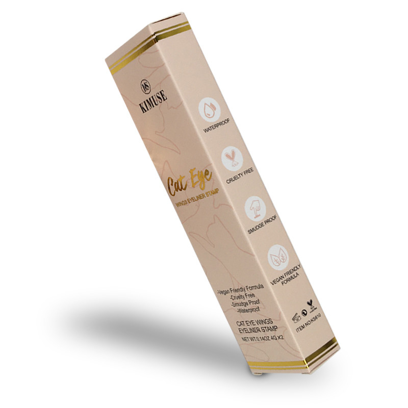 Recycled Hot Stamping Cosmetic Packing Box For Skincare Face Cream Paper Box