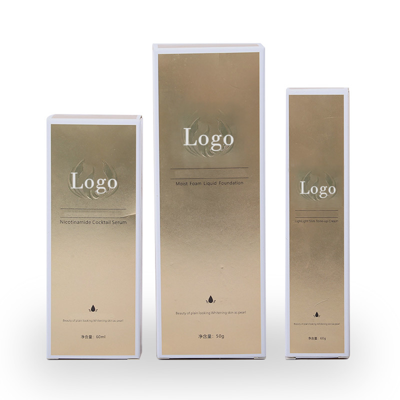 Cardboard Cosmetic Packaging Box Recycled Lipstick Packaging Box Customized