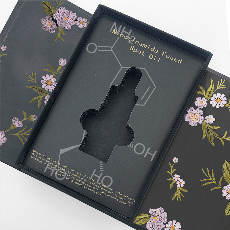 CMYK Printing Luxury Rigid Gift Boxes for Double Door Opening Skin Care Packaging