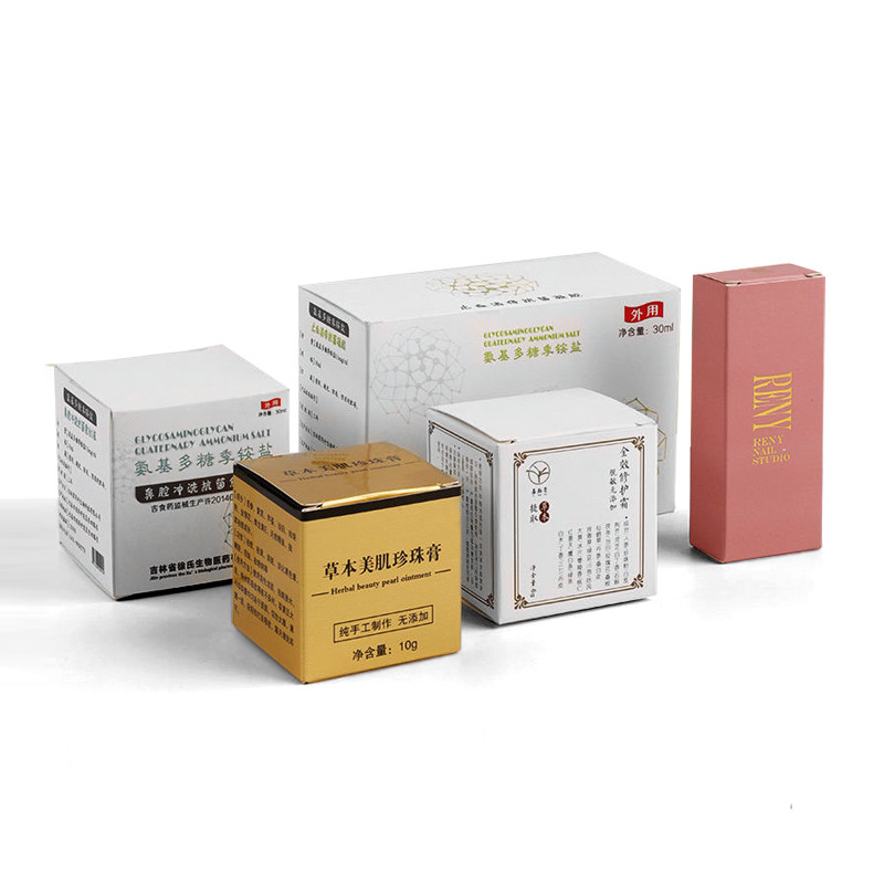 Hardcover 350g Art Paper Packaging Box For Skin Care Products Custom Color Printing