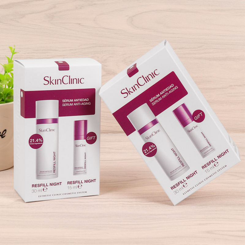 Hardcover 350g Art Paper Packaging Box For Skin Care Products Custom Color Printing