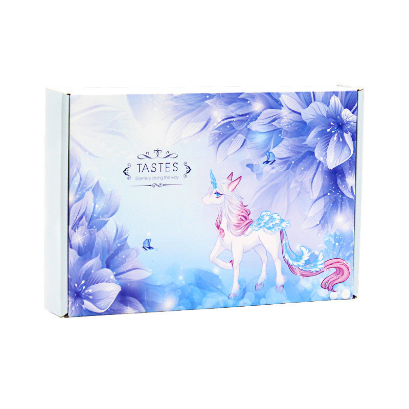 Matt Lamination Corrugated Paper Display Decorative Books Subscription Shipping Mailer Box