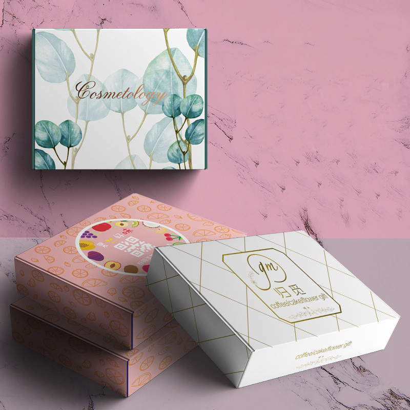 Matt Lamination Corrugated Paper Display Decorative Books Subscription Shipping Mailer Box
