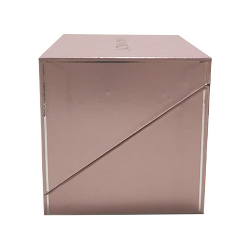 Magnetic Cardboard Jewellery Packaging Box With Velvet Insert For Necklace Bracelet