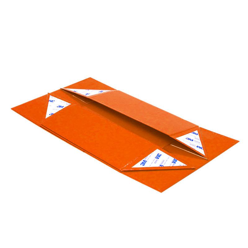 Personalized Rigid Magnetic Foldable Gift Box Cardboard Packaging Box With Ribbon