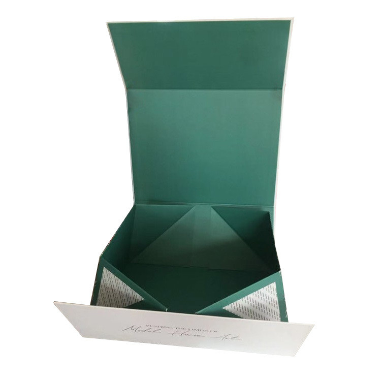 Handmade Apparel Foldable Paper Box With Logo Packaging Large Folding Stickers