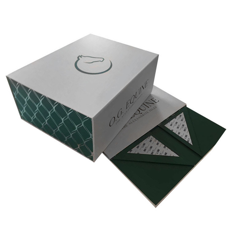Handmade Apparel Foldable Paper Box With Logo Packaging Large Folding Stickers