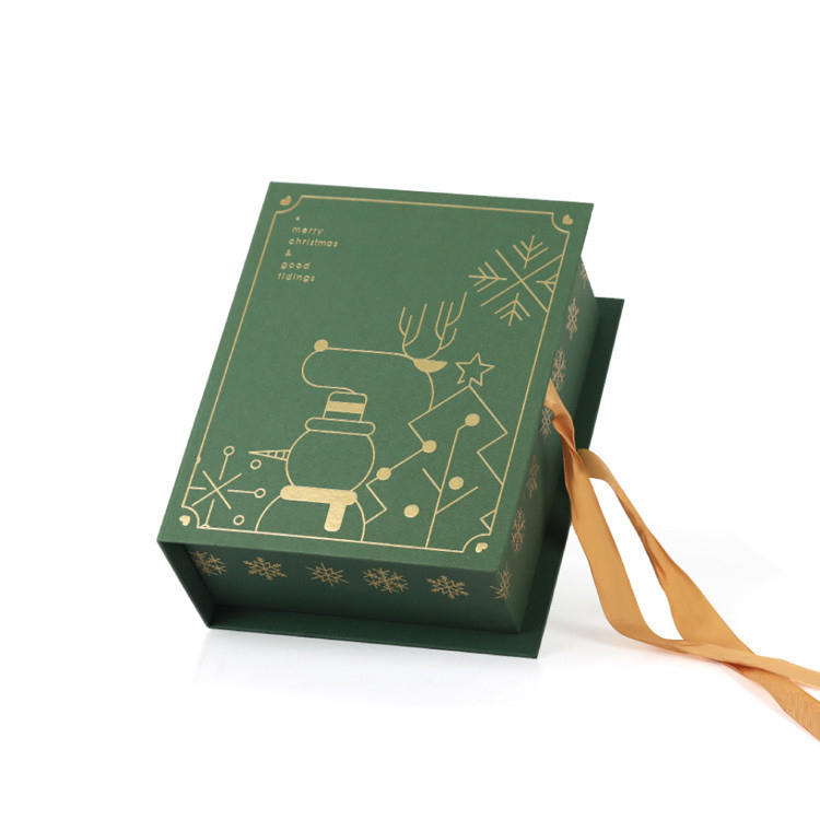 Recycled Materials Custom Luxury Christmas Gift Packaging Boxes for Custom Orders