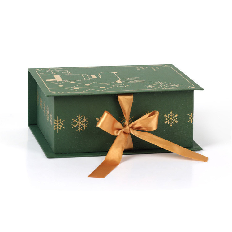 Recycled Materials Custom Luxury Christmas Gift Packaging Boxes for Custom Orders