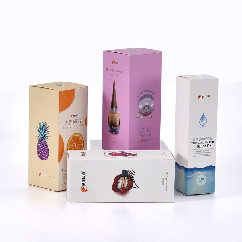 Essential Oil And Perfume Packaging Boxes 350g Art Paper 4c Offset Printing