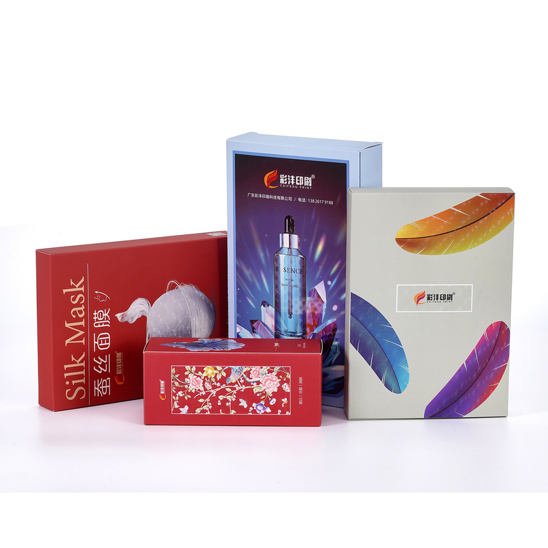 Eco fricndly Custom Cosmetic Box Packaging Concave Convex Printing  for Skin Care Cream