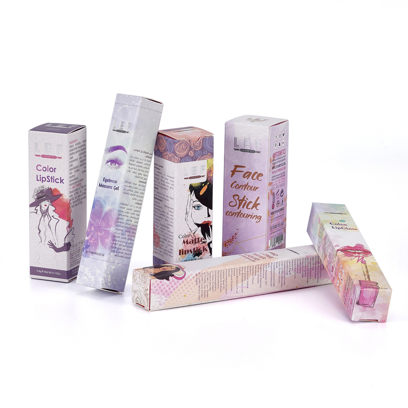 Foldable Cosmetics Packaging Box Custom Color For Lipstick And Skin Care