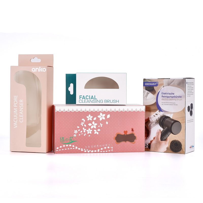 Custom Cosmetic Packaging Box Art Paper Eco Friendly Gift Boxes With Window