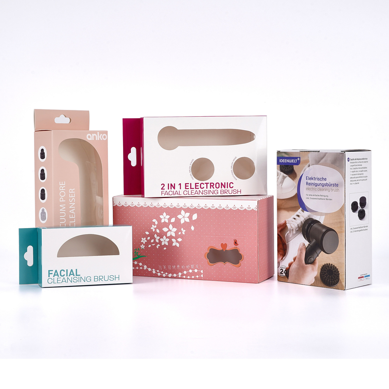 Custom Cosmetic Packaging Box Art Paper Eco Friendly Gift Boxes With Window