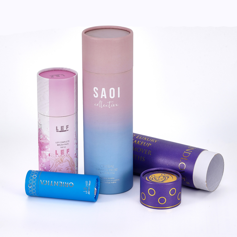 Custom Lipstick Craft Paper Tube Packaging Box For Perfume Bottle Skincare Cosmetic