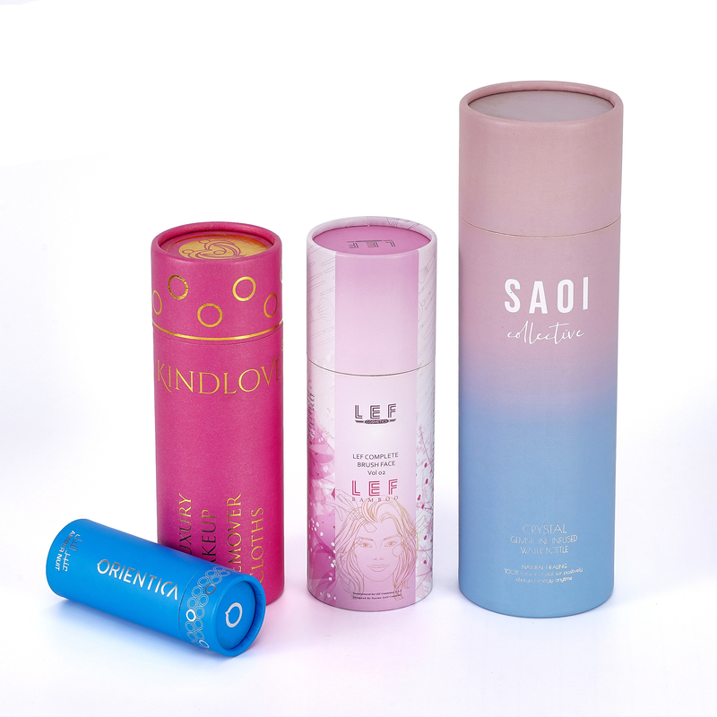 Custom Lipstick Craft Paper Tube Packaging Box For Perfume Bottle Skincare Cosmetic