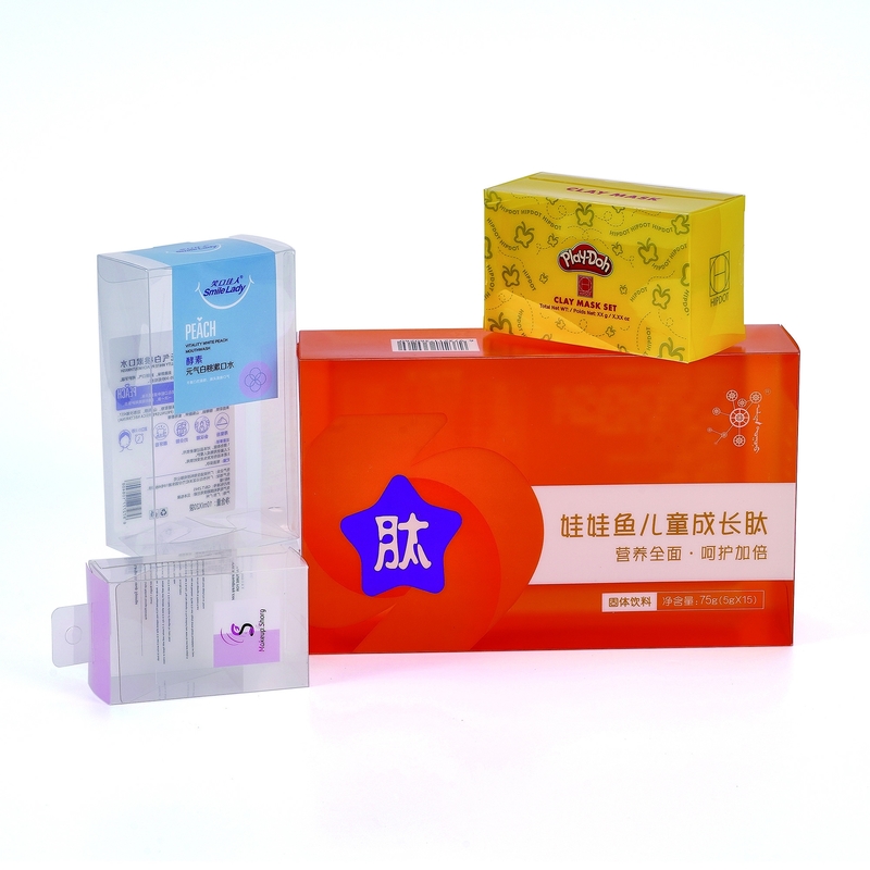 OEM PP PET PVC Biodegradable Plastic Packaging Box For Shopping Mall Supermarket Shop