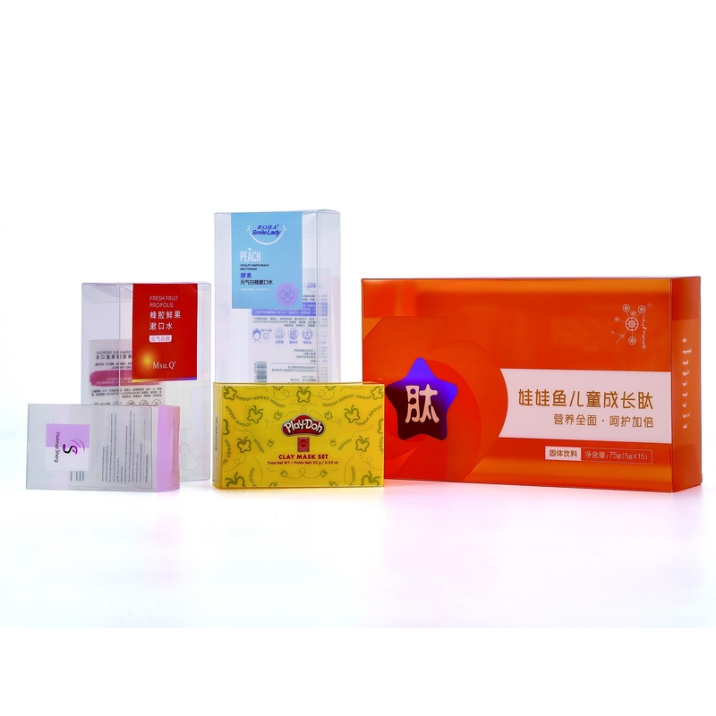 OEM PP PET PVC Biodegradable Plastic Packaging Box For Shopping Mall Supermarket Shop