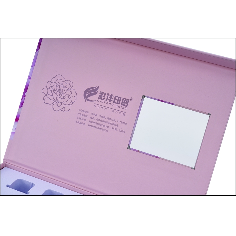 Custom Logo Pink Candle Luxury Empty Fragrance Oud Attar Skincare Bottle Packaging Cardboard Box