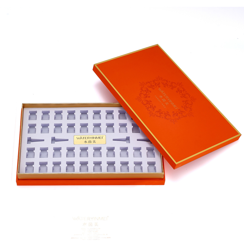 Customized Book-Shaped Complete Cosmetic Perfume Packing Box for Small Glass Bottle