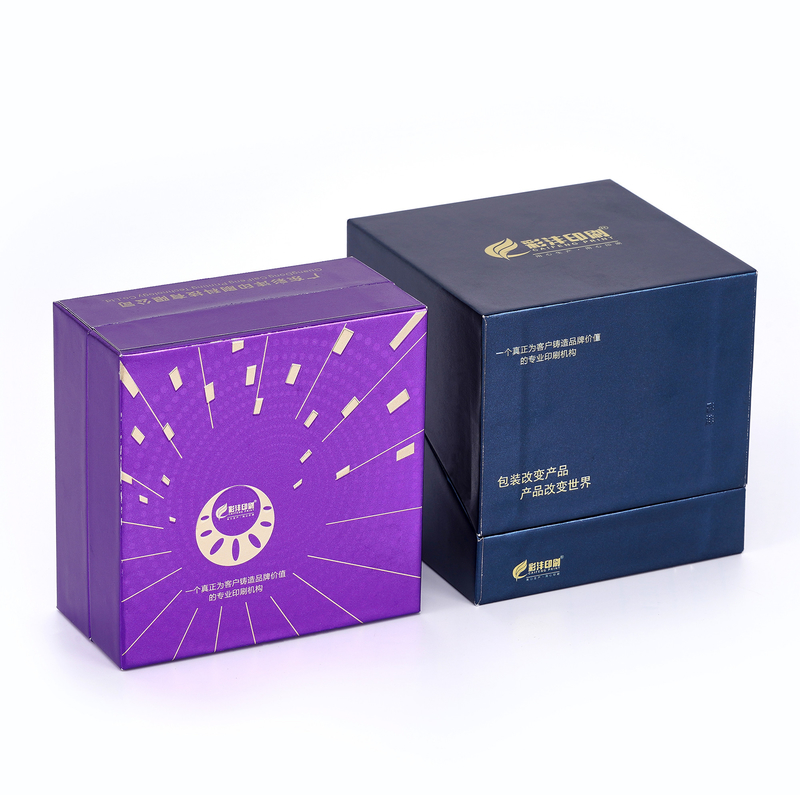 Eco Friendly Flip Hard Cardboard Cosmetic Packaging Boxes With Foam EVA