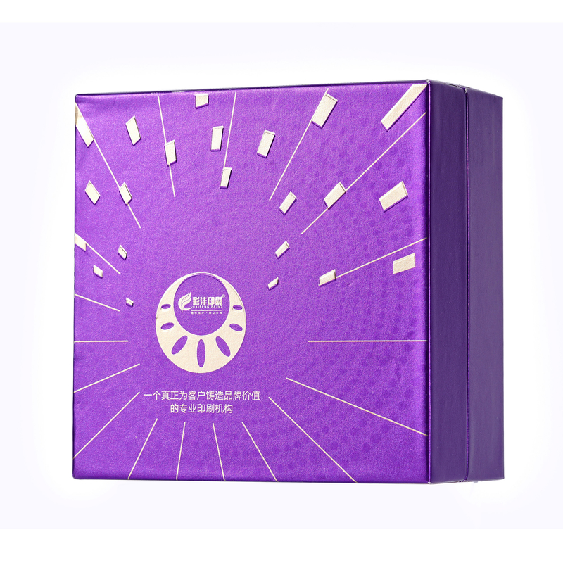 Eco Friendly Flip Hard Cardboard Cosmetic Packaging Boxes With Foam EVA