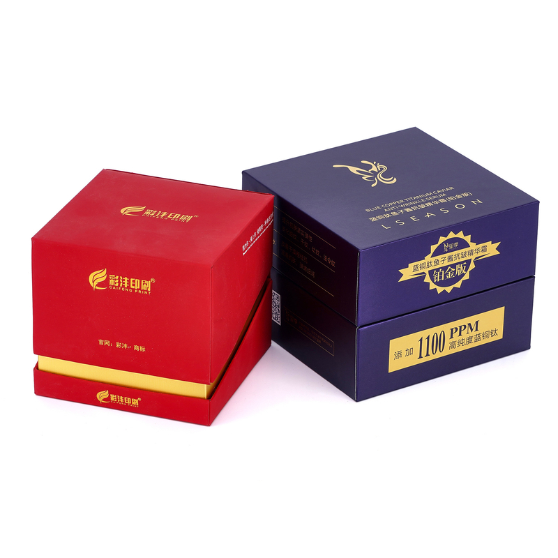 CMYK Printing Magnetic Flap Box for Recyclable Material Perfume Bottle Paper Packaging