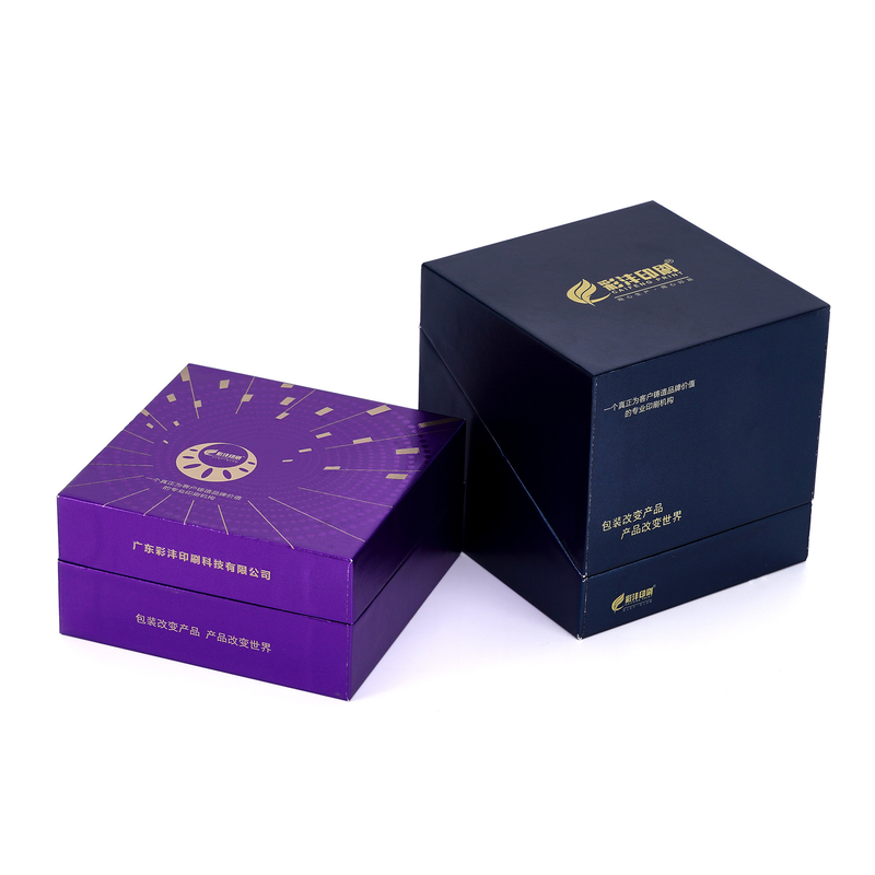 CMYK Printing Magnetic Flap Box for Recyclable Material Perfume Bottle Paper Packaging