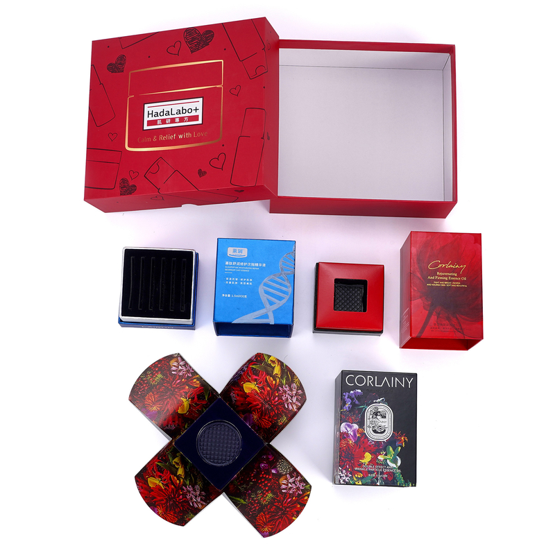 Perfume Skincare Folding Paper Box Luxury Cosmetic Makeup Gift Packaging Box