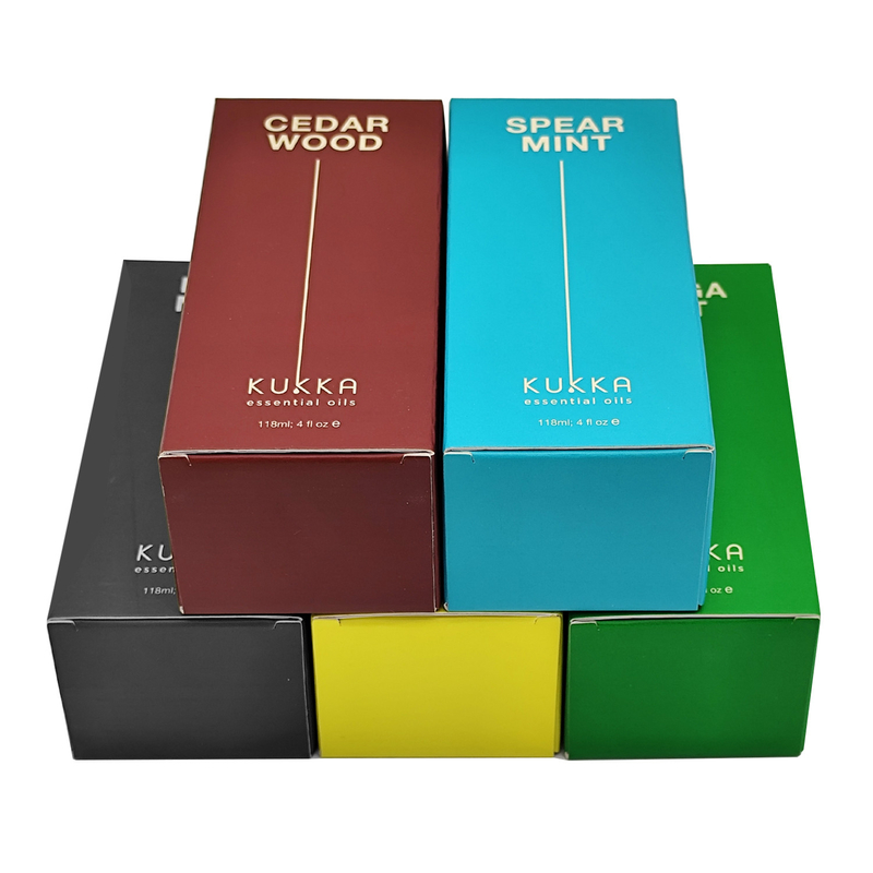 Custom Order Essential Oil Perfume Square Package Box Cosmetic Packaging Paper Boxes 50ml